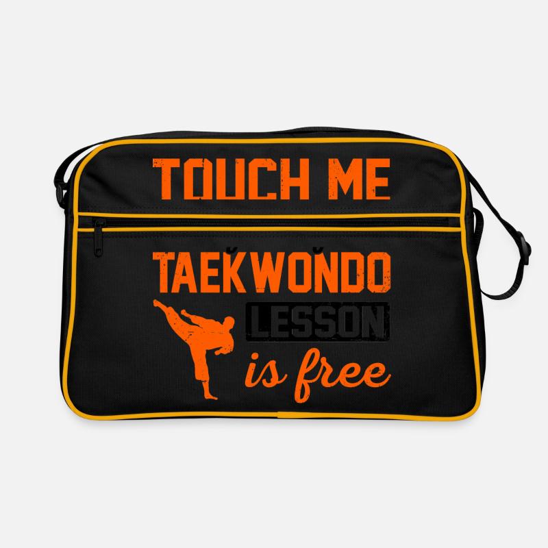 Touch Me And Your First Taekwondo Lesson Is Free M Retro Tasche