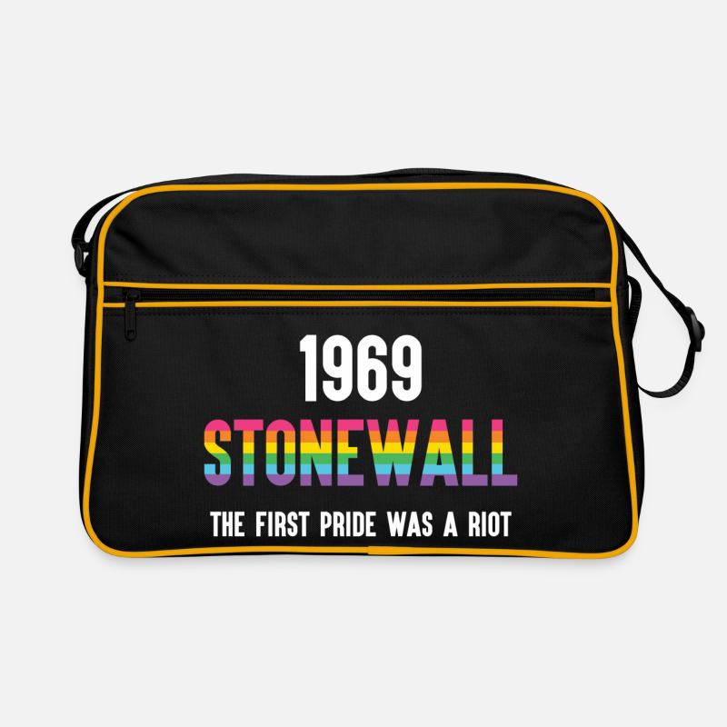Stonewall 1969 - The First Pride Was A Riot Retro Bag