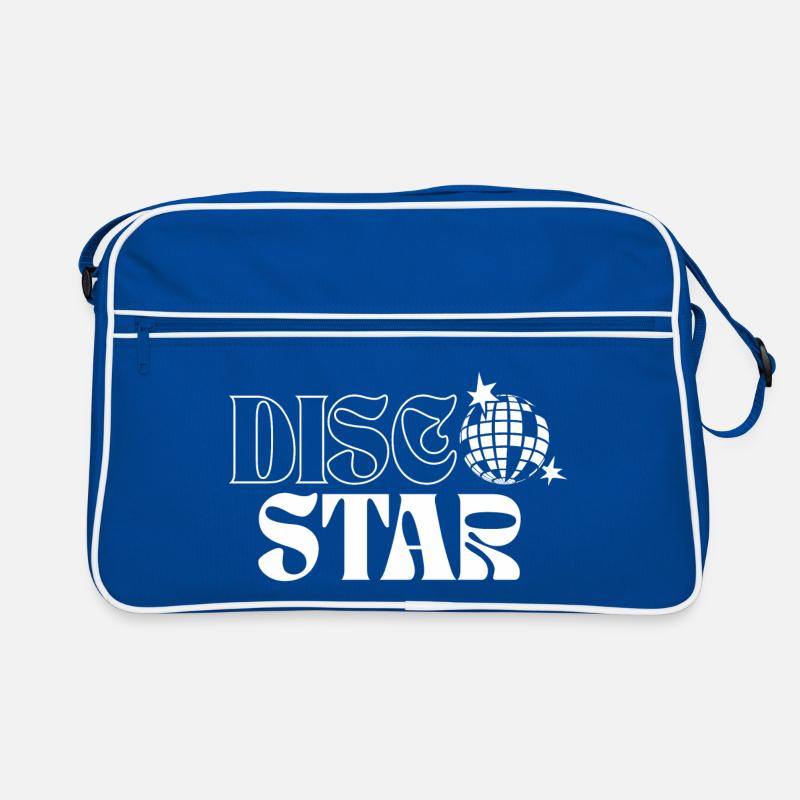 Retro Disco Stars Pattern Retro Bag