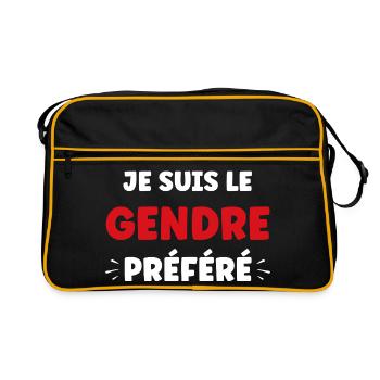 gendre - Sac Retro - noir/or - Devant