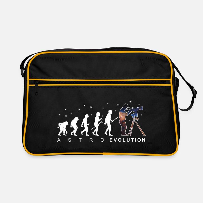 Astronomie Evolution Astrofotografie Geschenk Retro Tasche