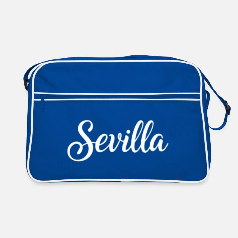 Sevilla Handwritten Script Logo Retro Bag