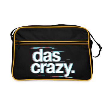 The Crazy Youth Language Insider Meme Cool Crazy - Retro Bag - black/gold - Front