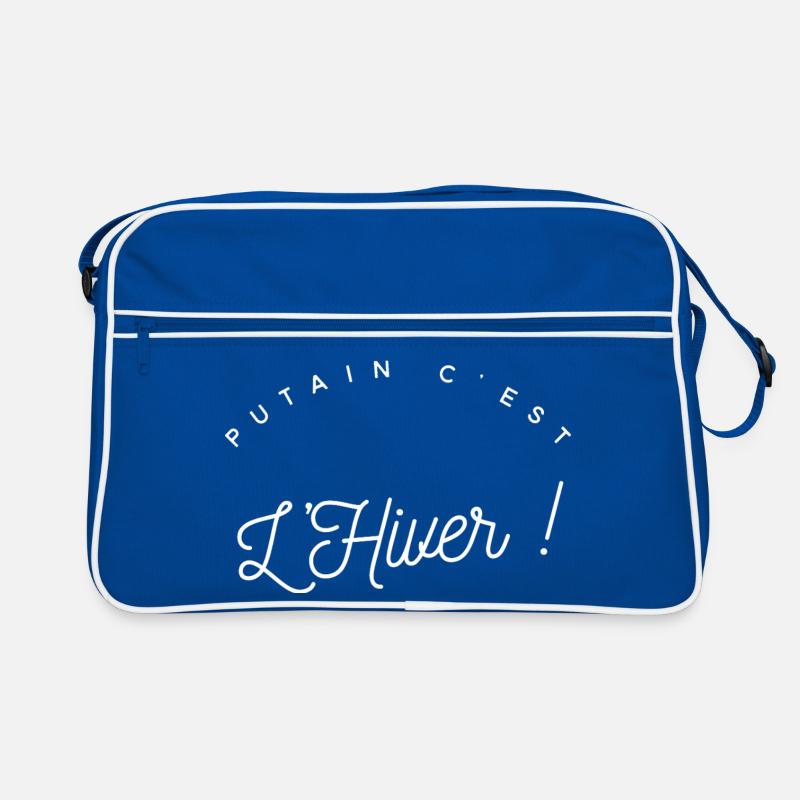 Nervenkitzel einer Wintersaison Retro Tasche