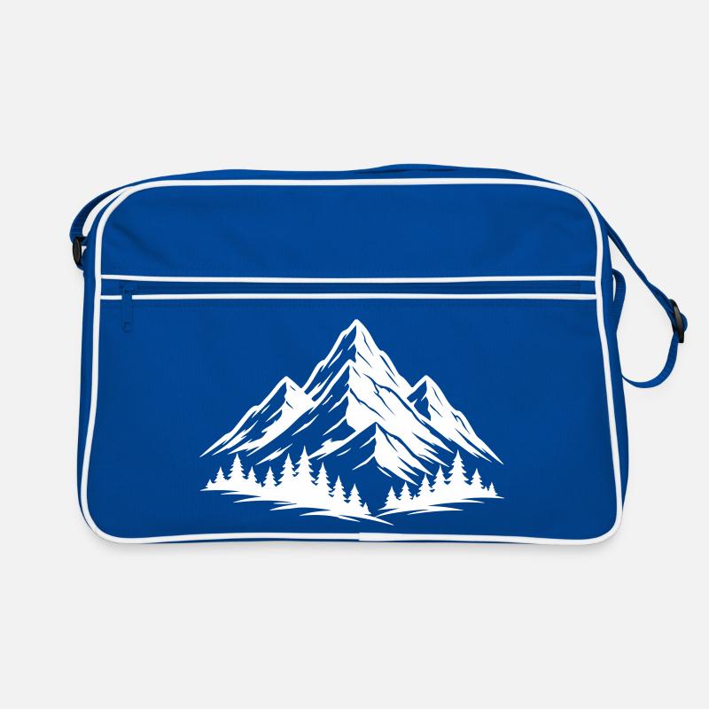Mountains Forest Landscape Retro Bag