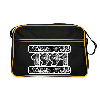 1991 1991 - Sac Retro - noir/or - Devant
