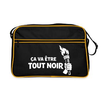 It's going to be all black - Retro Bag - black/gold - Front