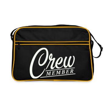 membre d’équipage - Sac Retro - noir/or - Devant