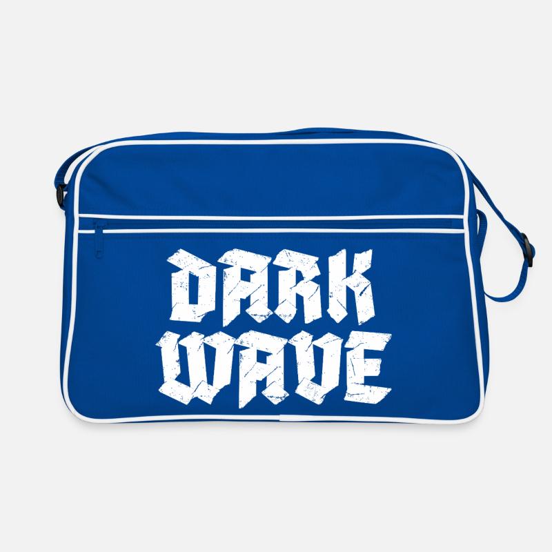 Dark-Wave-Typografie-Logodesign Retro Tasche