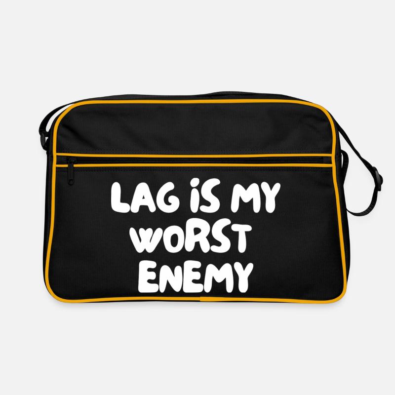 Lag is my worst enemy Retro Bag