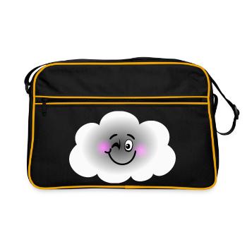Happy Cloud - Sac Retro - noir/or - Devant
