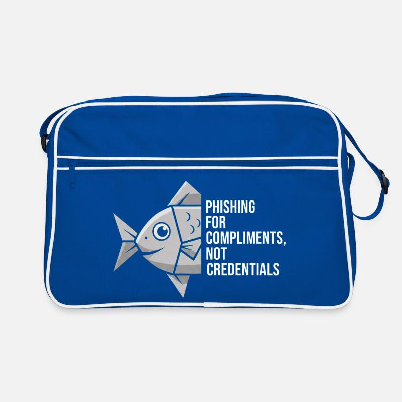 Phishing for Compliments Cyber Security Retro Tasche
