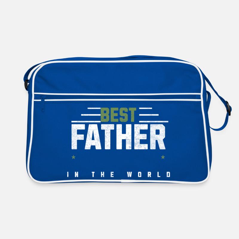 Bester Vater der Welt Retro Tasche