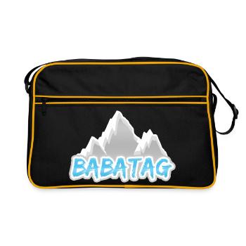 Randonnée Babatag - Sac Retro - noir/or - Devant