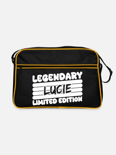 Legendary Lucie - Retro Tasche - Schwarz/Gold