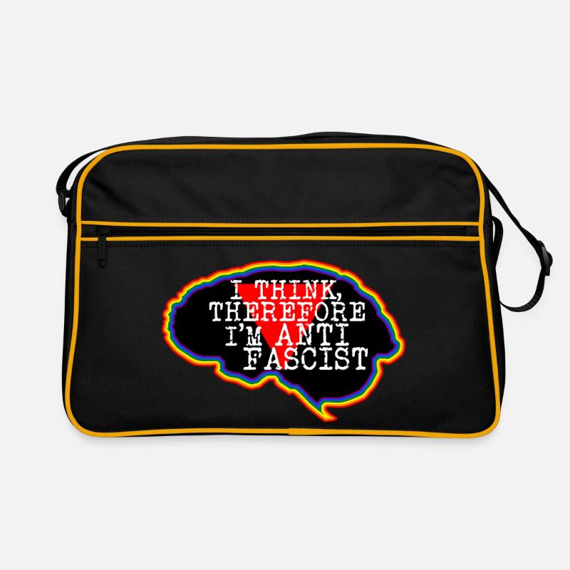 Brain. I think, therefore I'm an Anti-Fascist Retro Bag