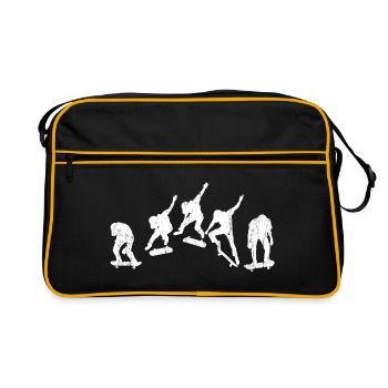 Skateboarding - Sac Retro - noir/or - Devant