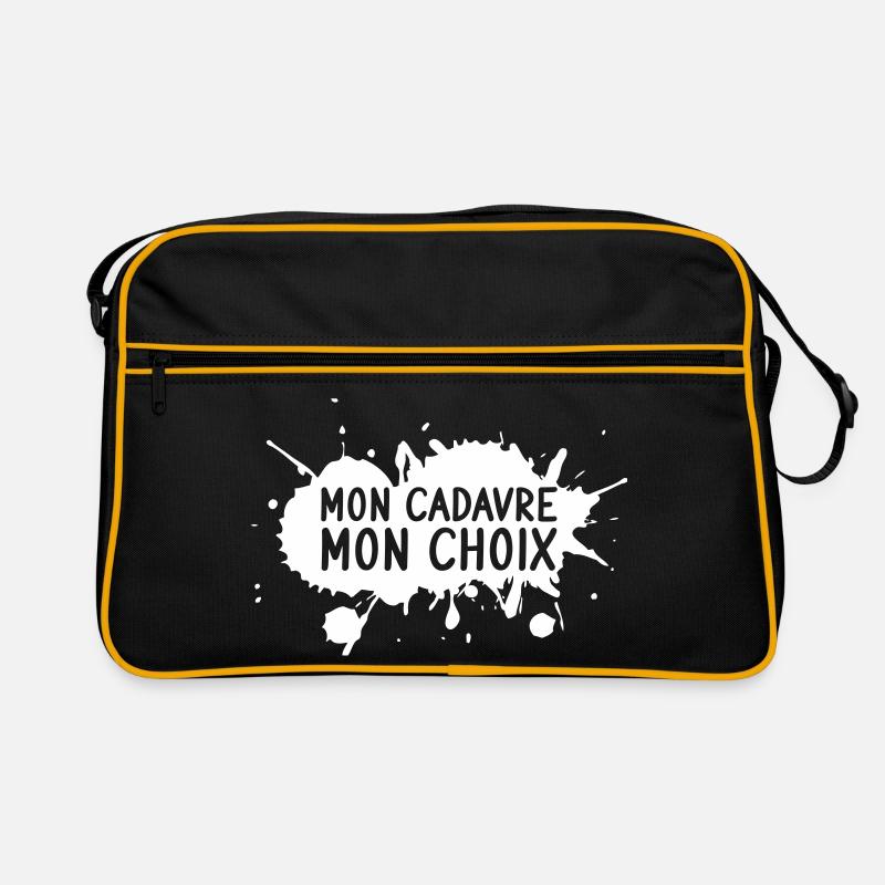 My corpse, my choice Retro Bag