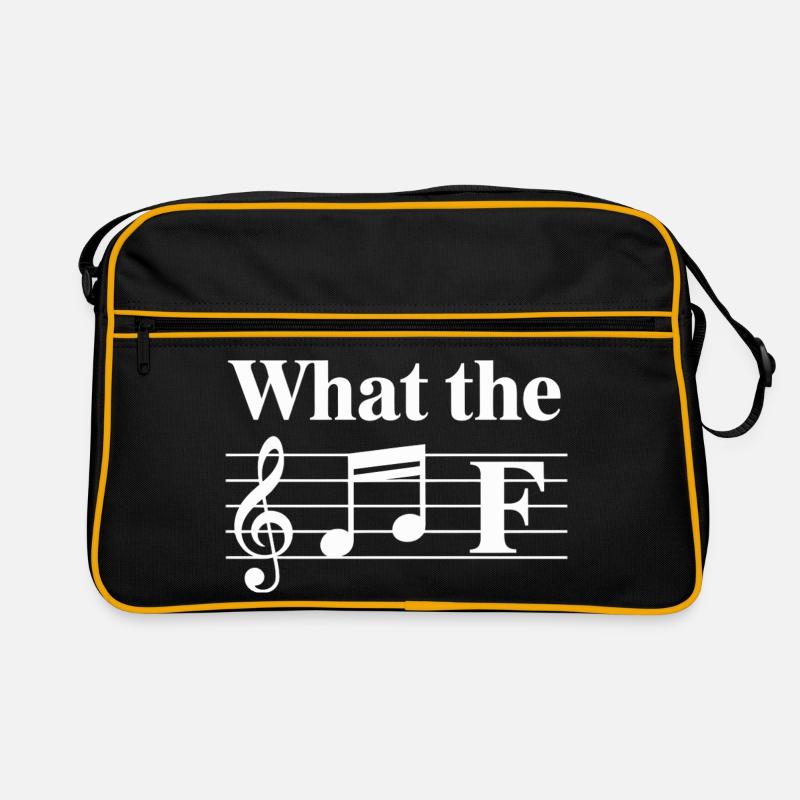 Melody Lines on Staff Retro Bag