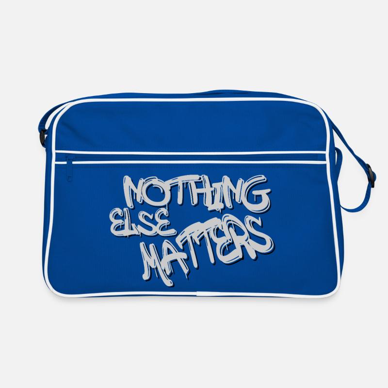Typographie de citation graffiti : slogan gris gras Sac Retro