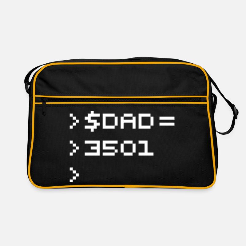 DAD Terminal de Pixels Nerd Code 8-Bits Rétro Sac Retro