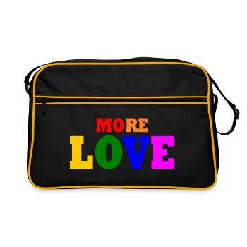 More love - Sac Retro - noir/or - Devant