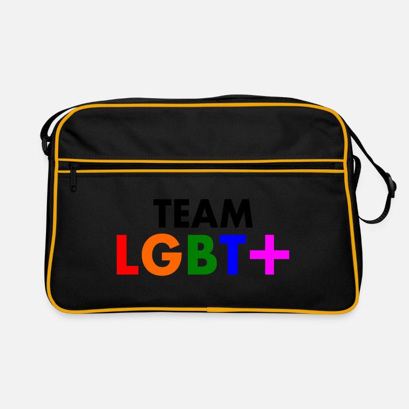 Lgbt - Retro Tasche - Schwarz/Gold