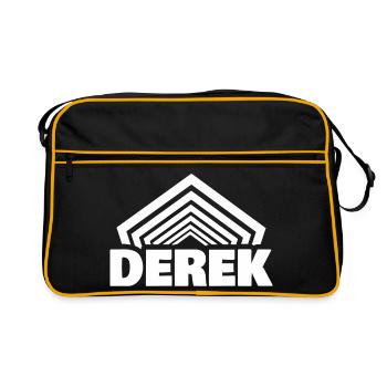Cadeau pour Derek - Sac Retro - noir/or - Devant