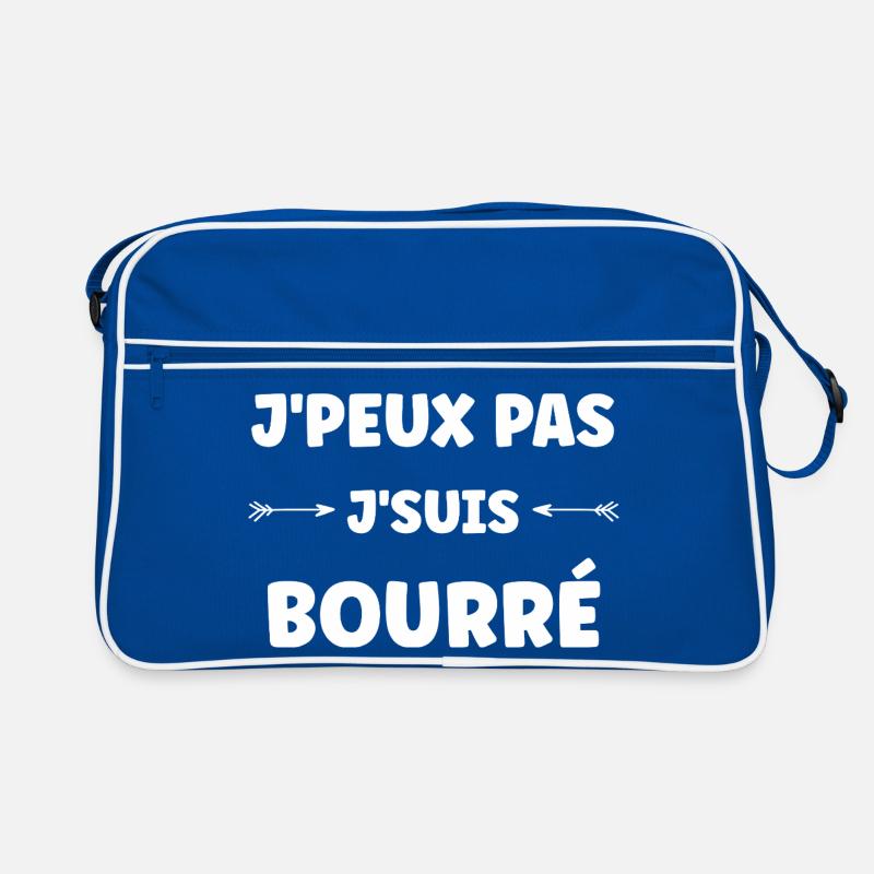 I can't, I'm drunk Retro Bag