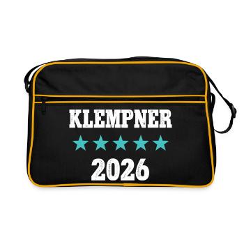Plumber 2026 Craftsman Plumber Tinsmith - Retro Bag - black/gold - Front