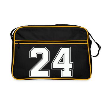 24 - Sac Retro - noir/or - Devant