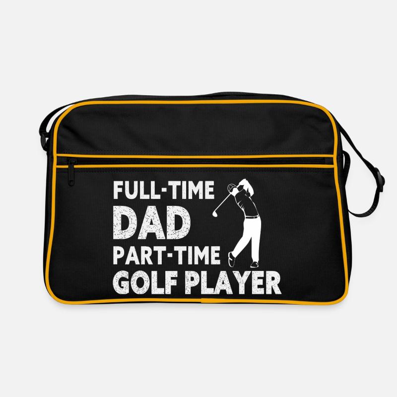 Full-Time Dad Part-Time Golf Player – Gift Sac Retro