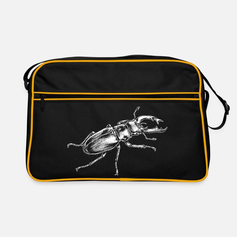 Big Insect Drawing-Design Retro Tasche