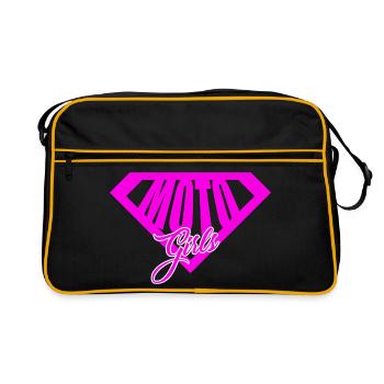 moto girl - Retro Bag - black/gold - Front