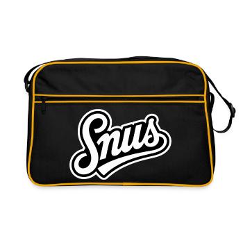 Snus - T-shirt Zyn Sac de nicotine - Sac Retro - noir/or - Devant