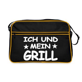 Griller - Sac Retro - noir/or - Devant