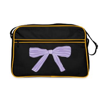Ruban lavande - Sac Retro - noir/or - Devant