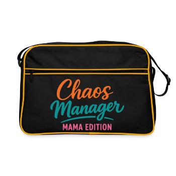 Édition Chaos Manager Mama – Drôle de Diction Mama - Sac Retro - noir/or - Devant