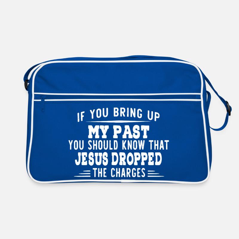 Jesus ließ die Anklage fallen, Tee Retro Tasche