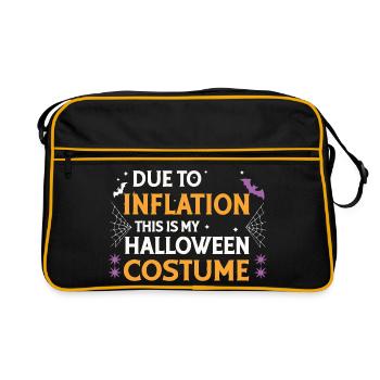 Costume d’Halloween Inflation - Sac Retro - noir/or - Devant