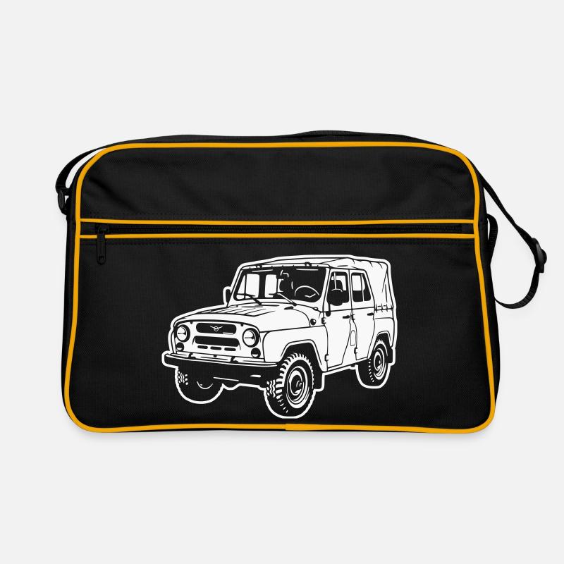 UAZ Geländefahrzeug (Differenzbild) Retro Tasche