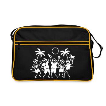 Party Group Beach - Retro Bag - black/gold - Front