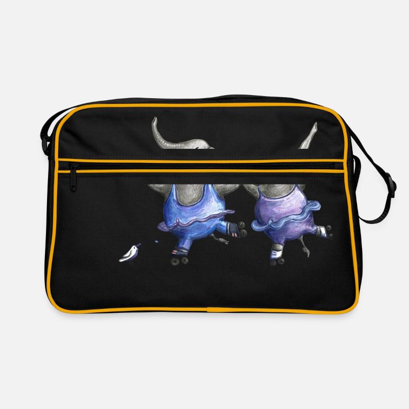 Roller skate elephant dance Sac Retro