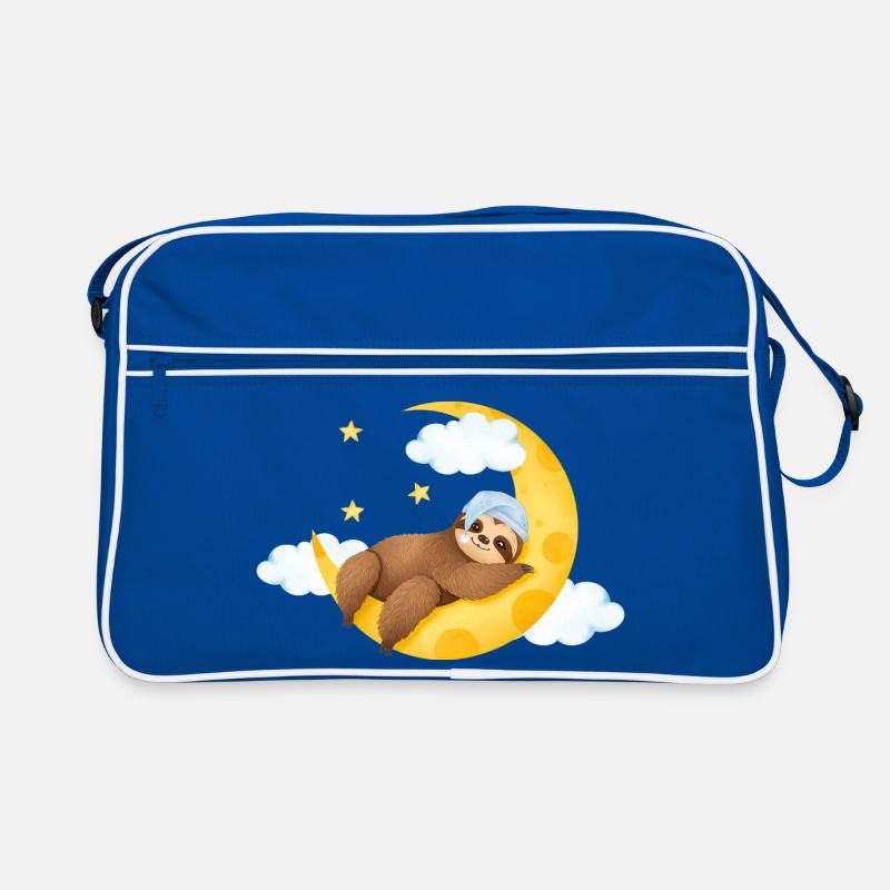 Sloth on the Moon Retro Bag