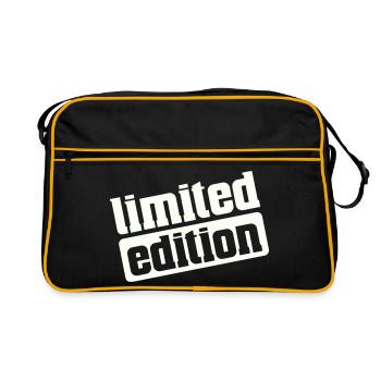 Limited Edition - Retro Tasche - Schwarz/Gold - Vorne