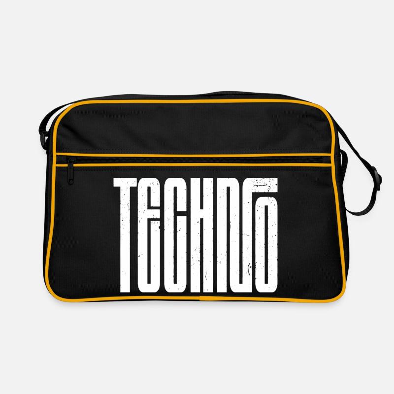 Techno Bold Retro Typography Retro Bag