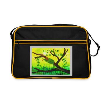 A5_Yig_Portrait - Retro Bag - black/gold - Front