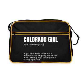 Fantôme de Colorado Girl en plein air - Sac Retro - noir/or - Devant