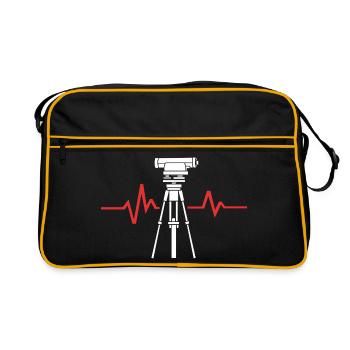 Géomètre - Sac Retro - noir/or - Devant