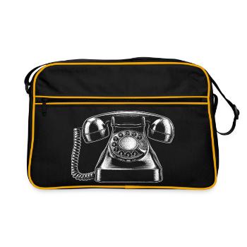 telephone - Retro Bag - black/gold - Front